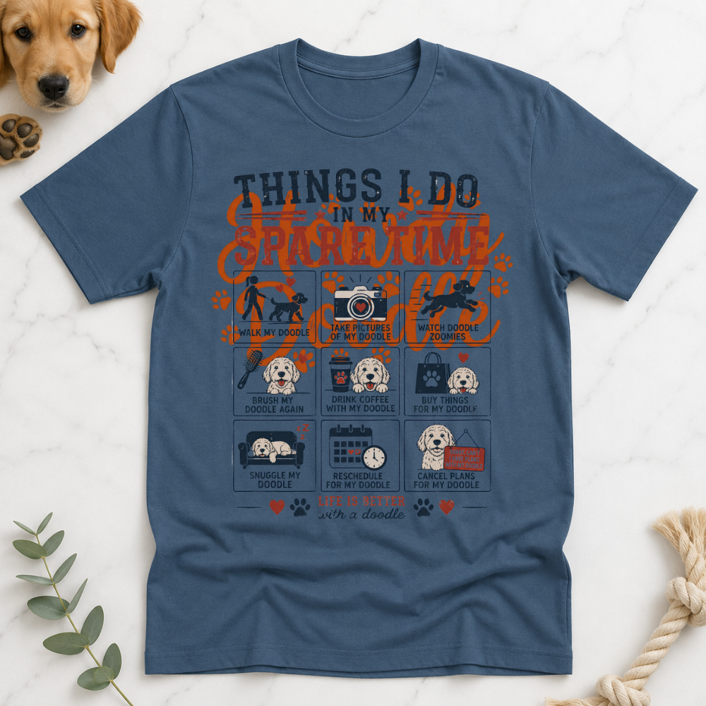Things I Do in My Spare Time Doodle T-Shirt