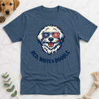 Red White Cool Doodle T-Shirt