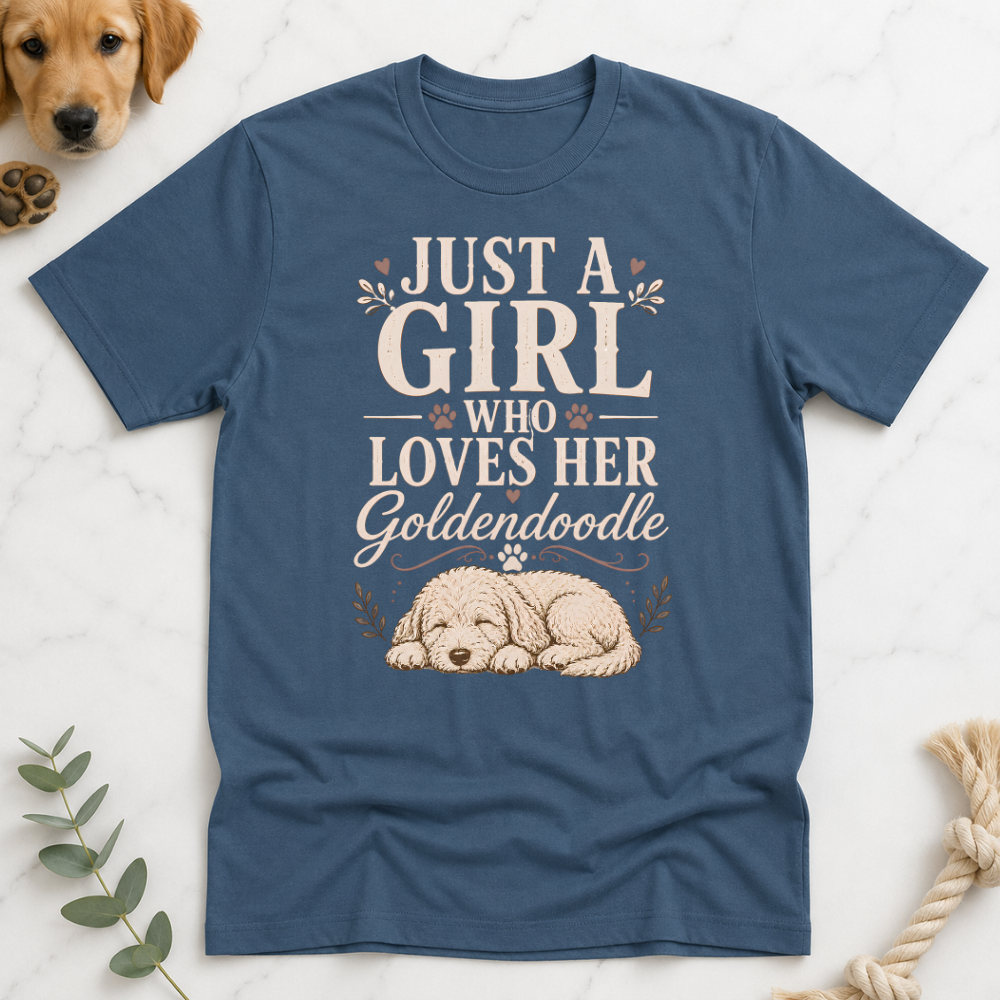 Just a Girl Who Loves Her GoldenDoodle T-Shirt