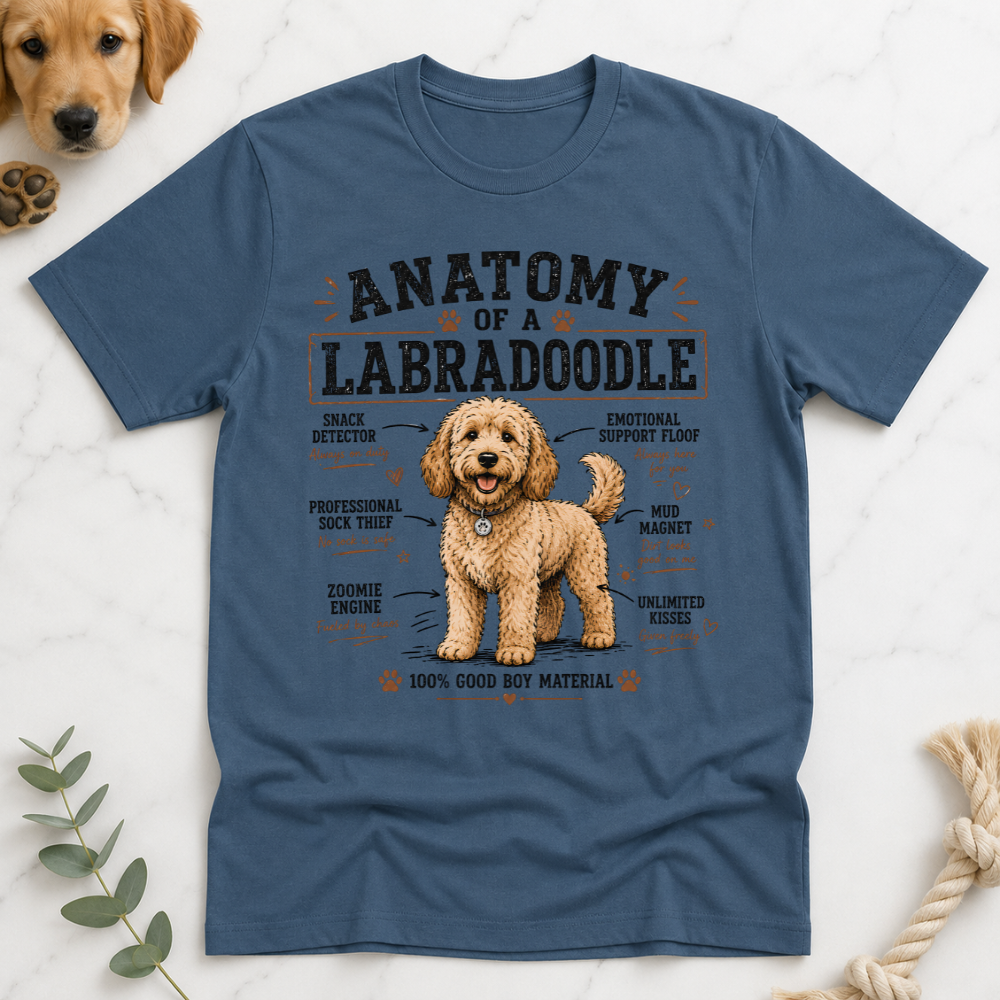 Anatomy of a Labradoodle T-Shirt