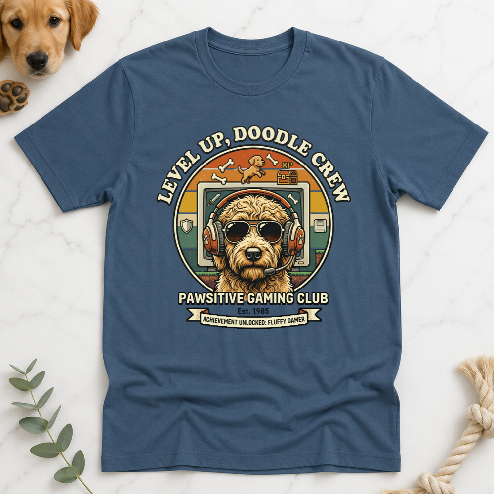 Level Up Doodle Crew T-Shirt