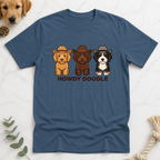 Howdy Doodle Cartoon Labradoodles T-Shirt