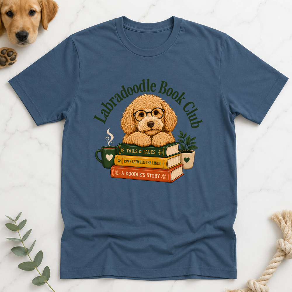 Labradoodle Book Club T-Shirt