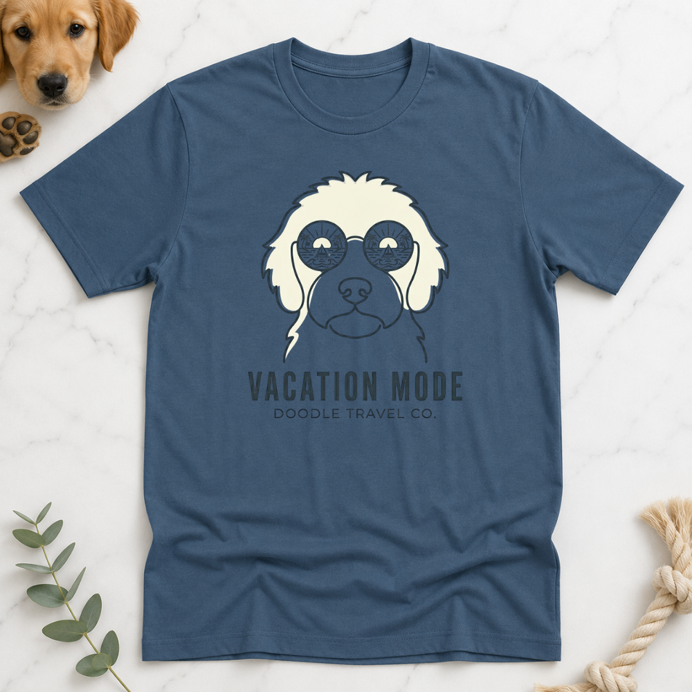 Vacation Mode Doodle Travel T-Shirt