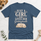 Just a Girl Who Loves Her GoldenDoodle T-Shirt - Doodle Brothers Co