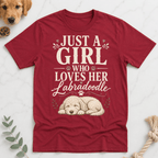 Just a Girl Who Loves Her LabraDoodle T-Shirt - Doodle Brothers Co