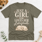 Just a Girl Who Loves Her LabraDoodle T-Shirt - Doodle Brothers Co