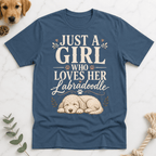 Just a Girl Who Loves Her LabraDoodle T-Shirt - Doodle Brothers Co
