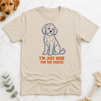 Just Here for the Cheese T-Shirt - Doodle Brothers Co