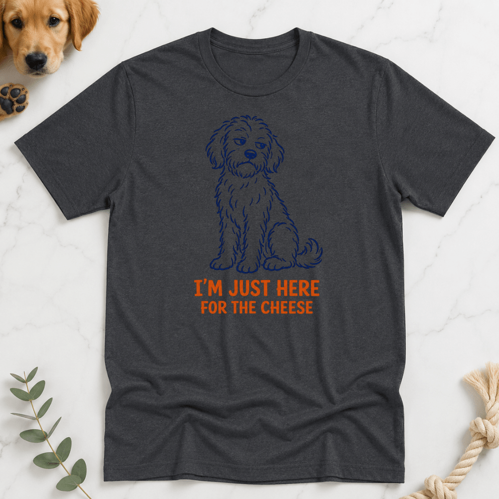 Just Here for the Cheese T-Shirt - Doodle Brothers Co