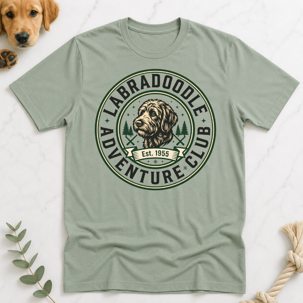 Labradoodle Adventure Club T-Shirt - Doodle Brothers Co