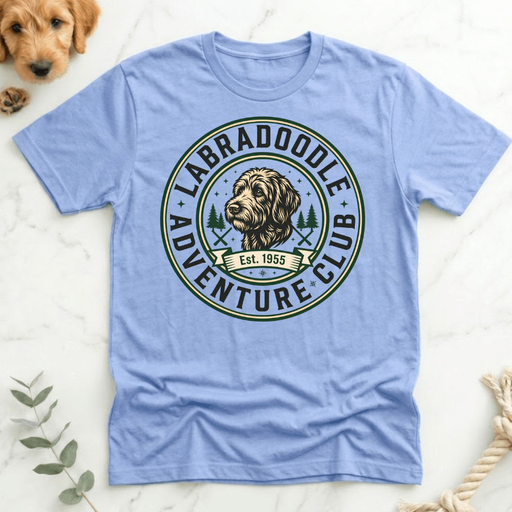 Labradoodle Adventure Club T-Shirt - Doodle Brothers Co