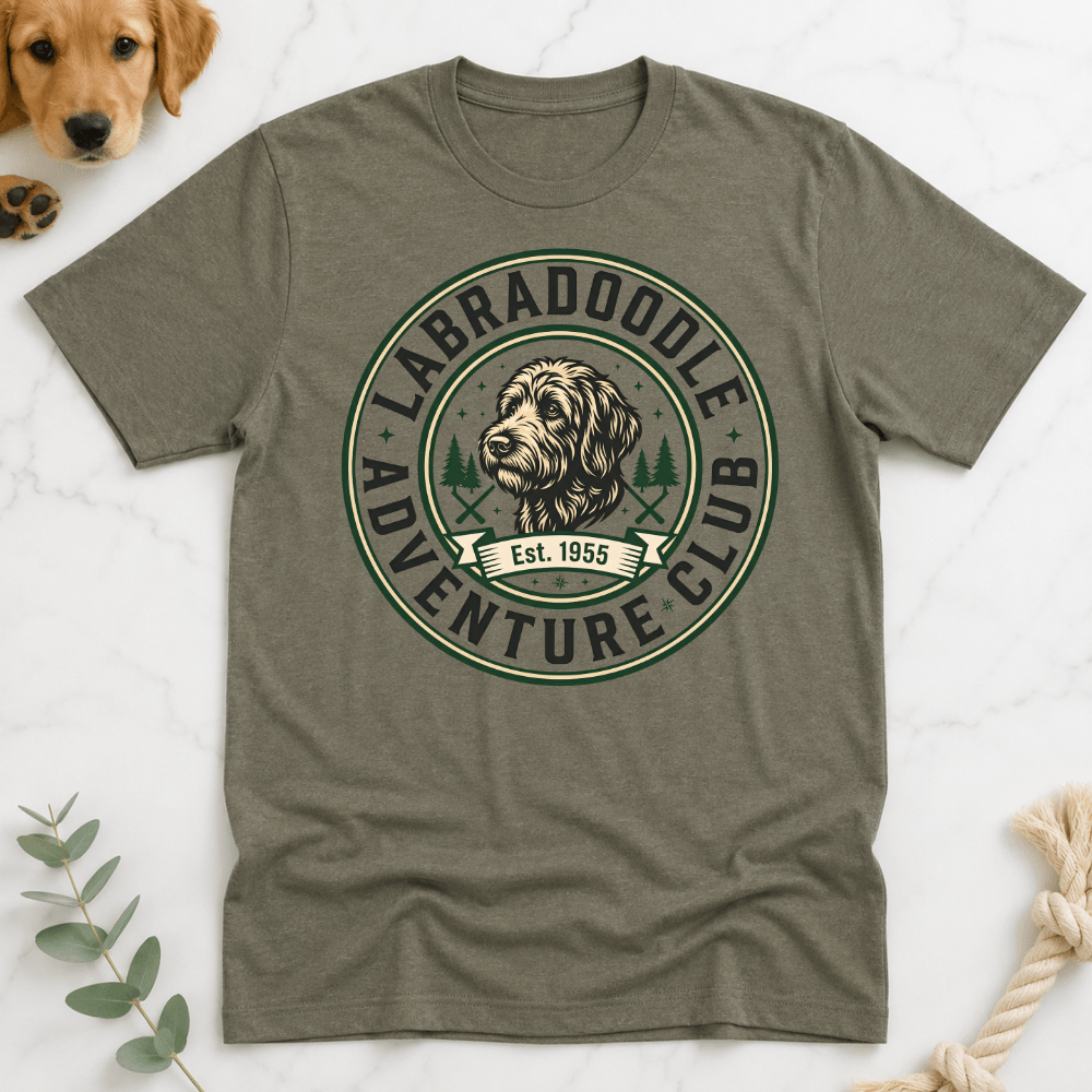 Labradoodle Adventure Club T-Shirt - Doodle Brothers Co