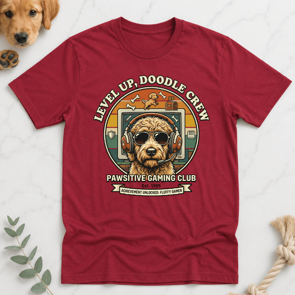 Level Up Doodle Crew T-Shirt - Doodle Brothers Co