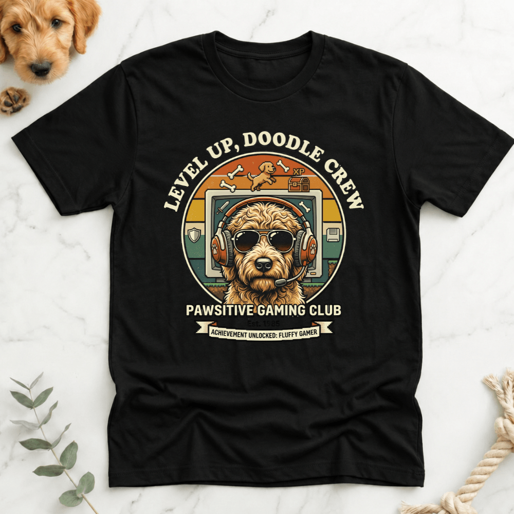 Level Up Doodle Crew T-Shirt - Doodle Brothers Co