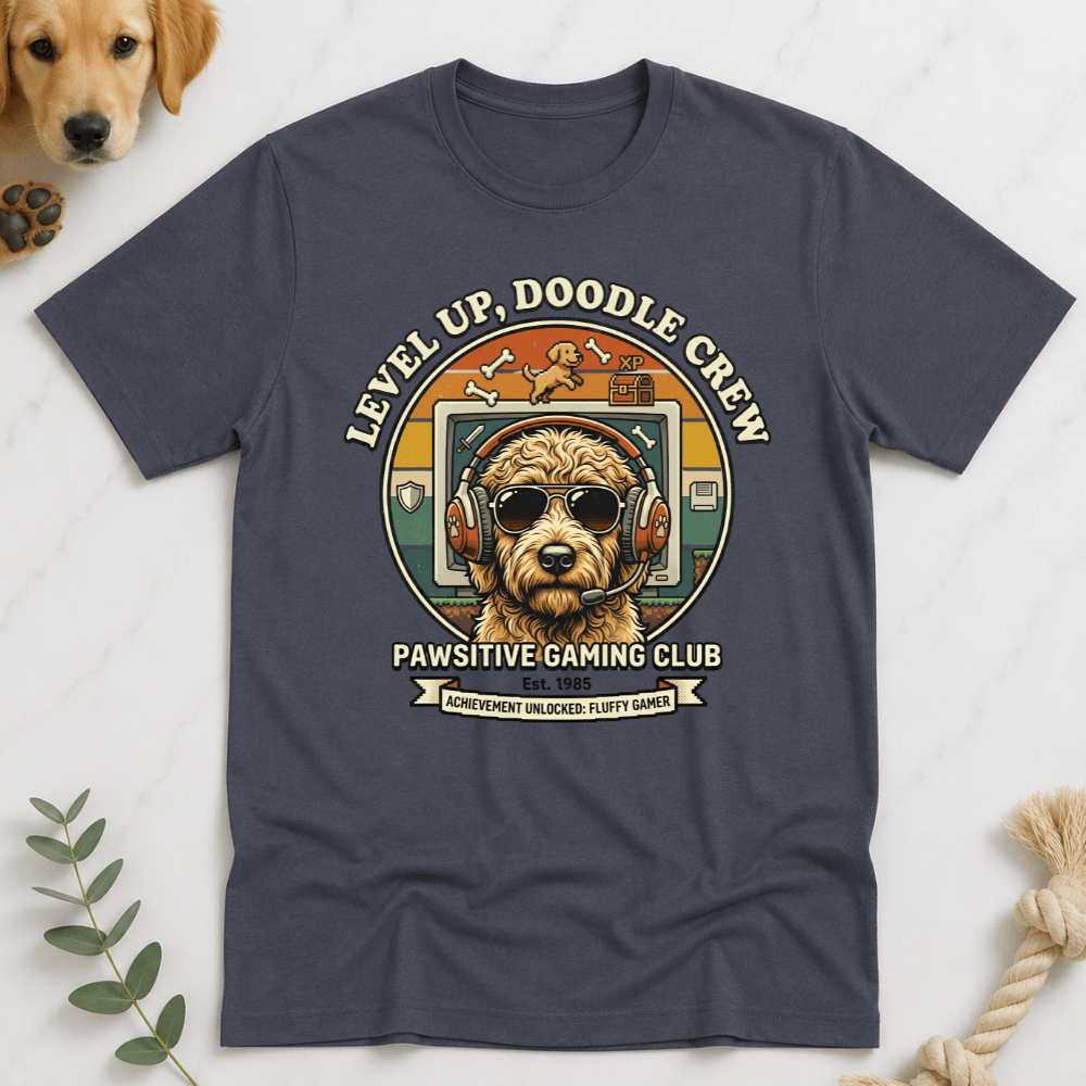 Level Up Doodle Crew T-Shirt - Doodle Brothers Co