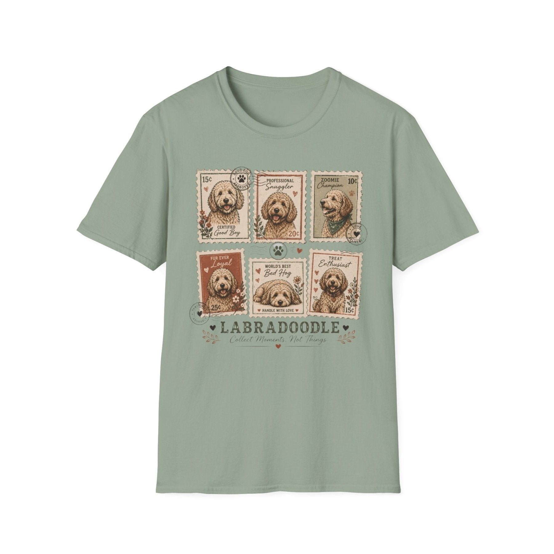 Moments Not Things Labradoodle T-Shirt - Doodle Brothers Co