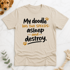 My Doodle Has Two Speeds T-Shirt - Doodle Brothers Co