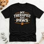 My Therapist Has Paws T-Shirt - Doodle Brothers Co