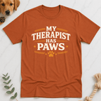 My Therapist Has Paws T-Shirt - Doodle Brothers Co