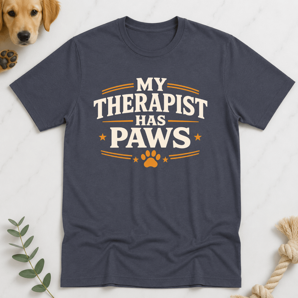 My Therapist Has Paws T-Shirt - Doodle Brothers Co