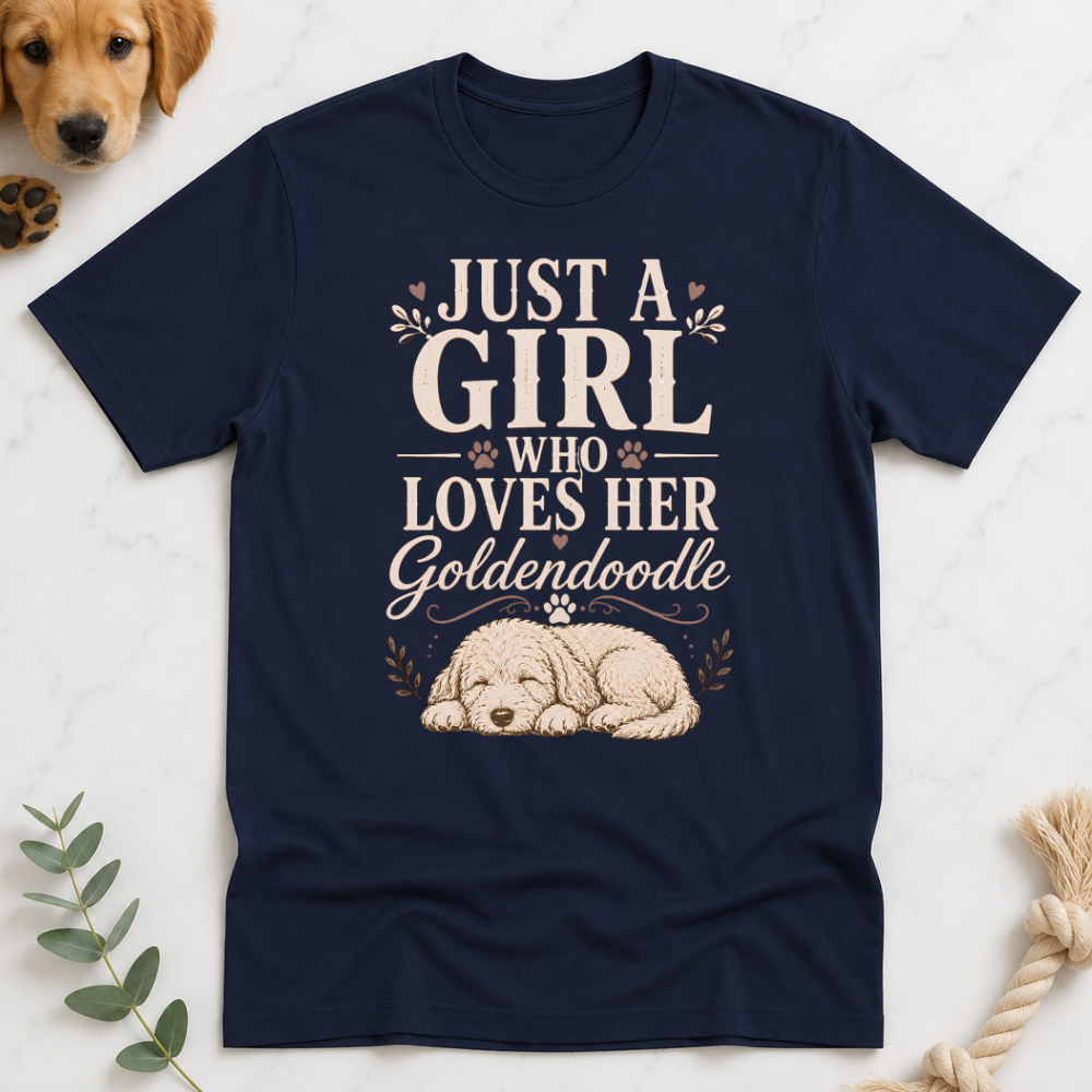 Just a Girl Who Loves Her GoldenDoodle T-Shirt