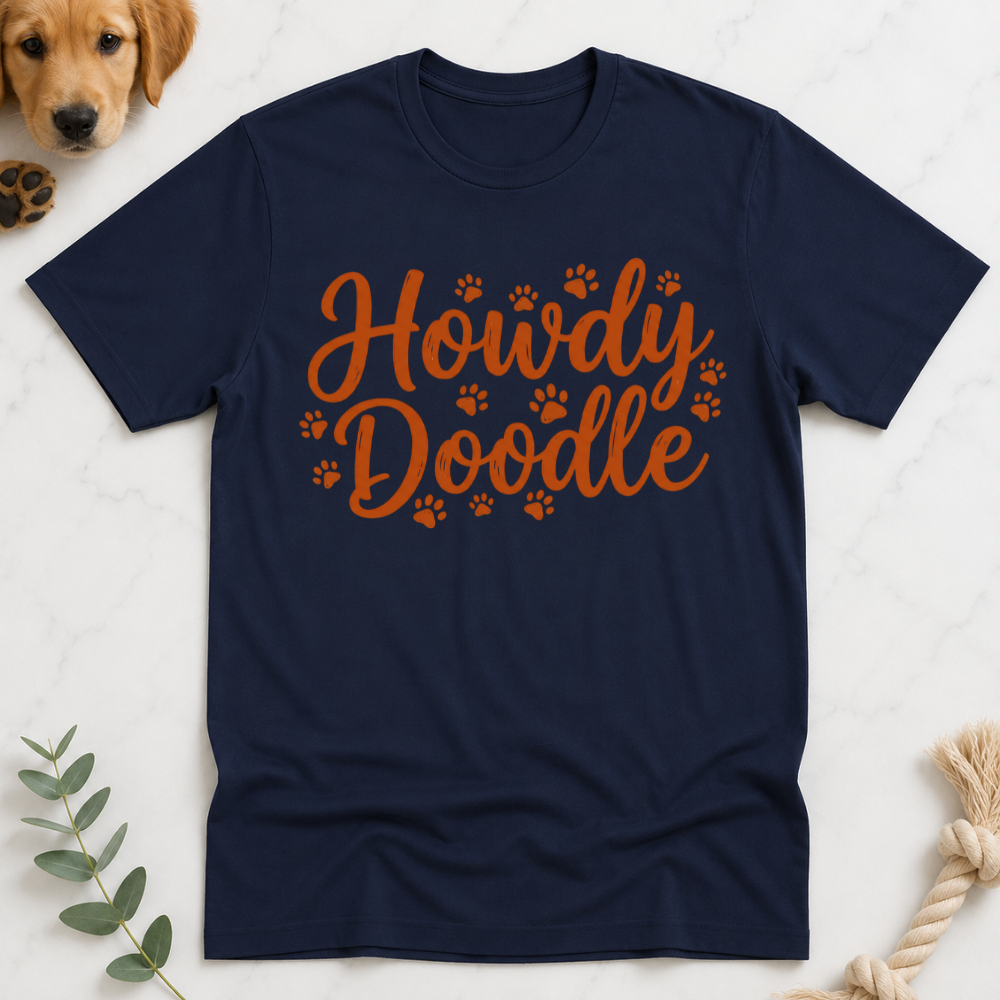 Howdy Doodle Text T-Shirt