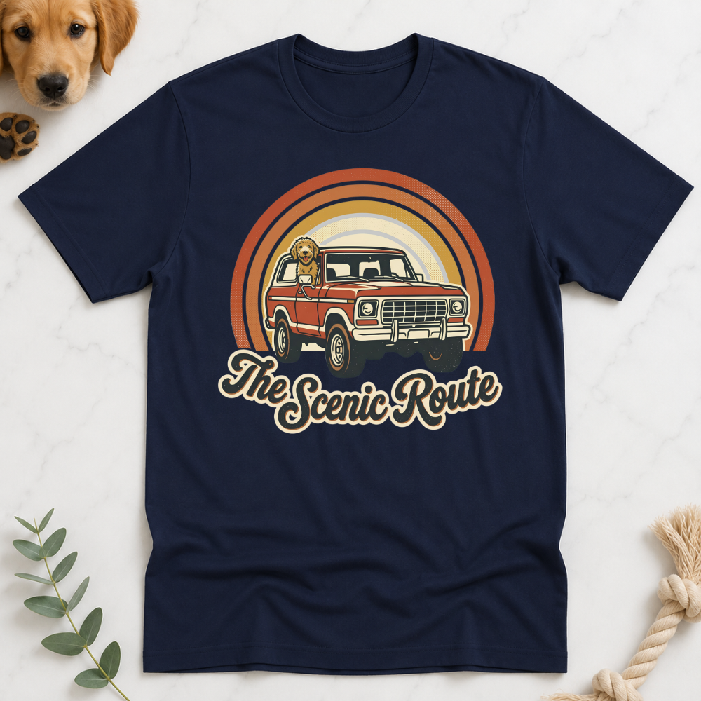 The Scenic Route Labradoodle Tshirt