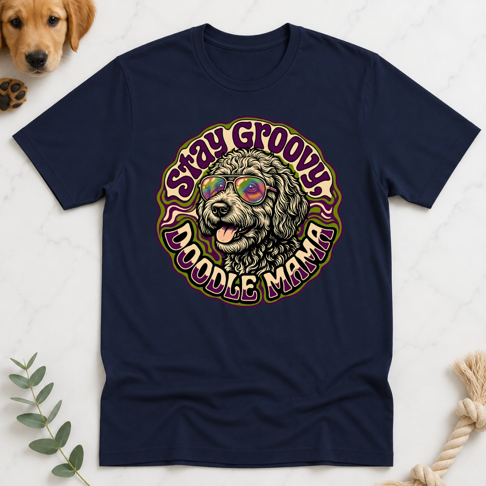 Stay Groovy Doodle Mama T-Shirt