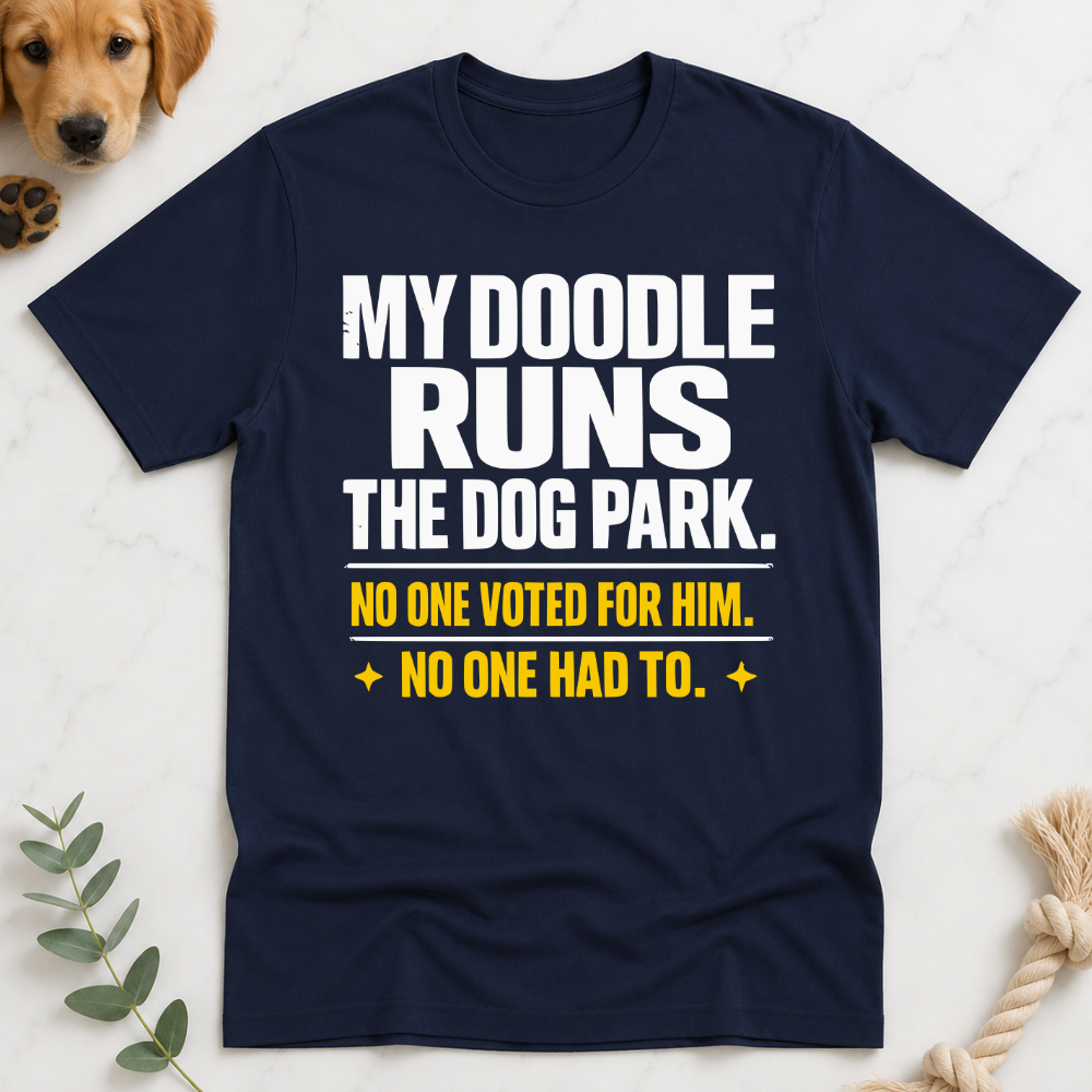 My Doodle Runs the Dog Park T-Shirt