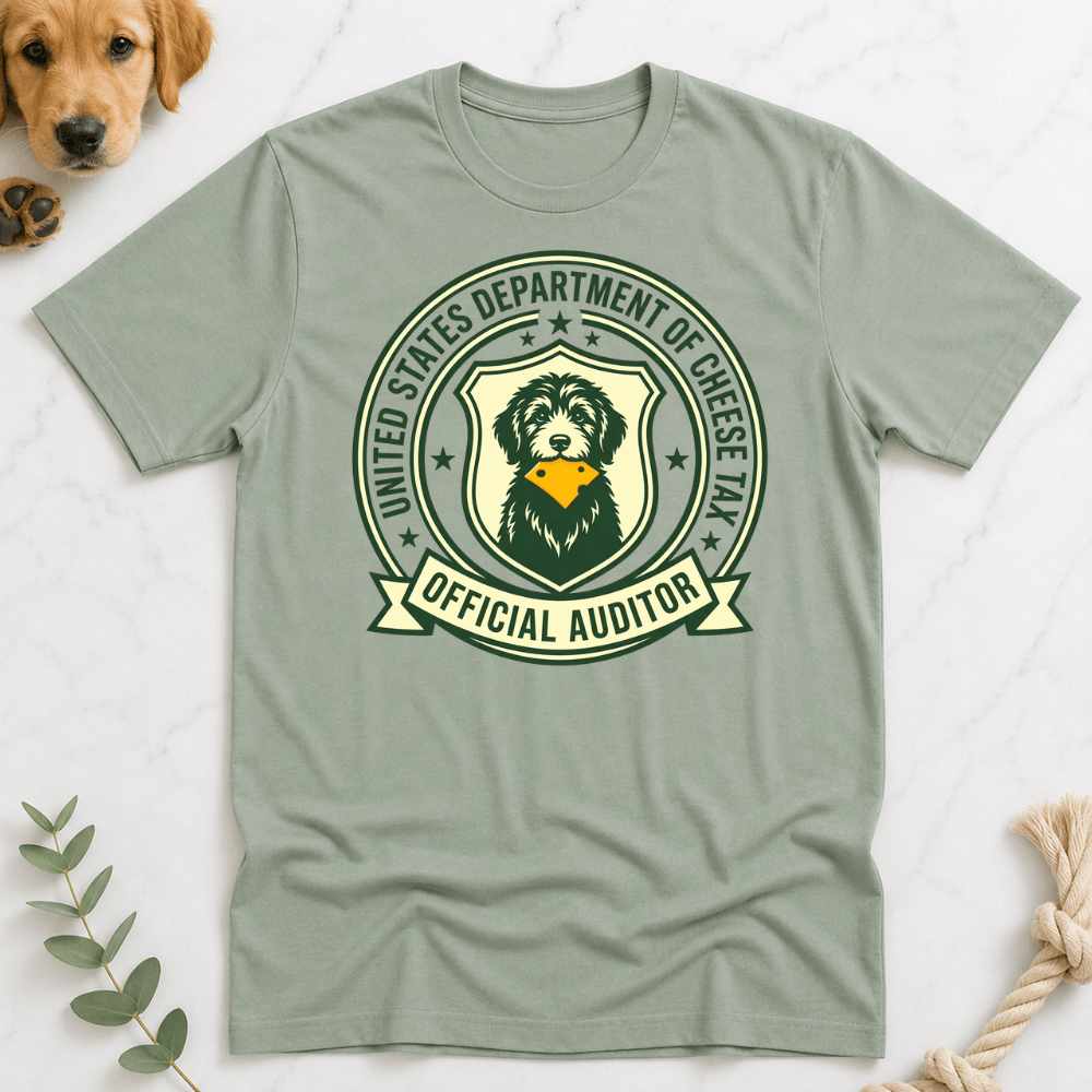 Official Cheese Tax Auditor T-shirt - Doodle Brothers Co