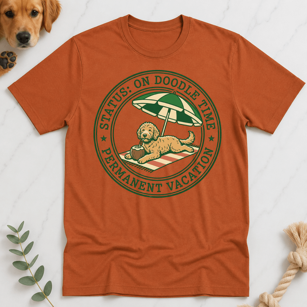 On Doodle Time Permanent Vacation T-Shirt - Doodle Brothers Co