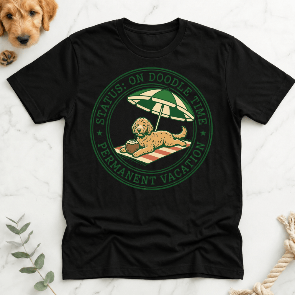 On Doodle Time Permanent Vacation T-Shirt - Doodle Brothers Co