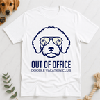 Out of Office Doodle Vacation Club T-Shirt - Doodle Brothers Co