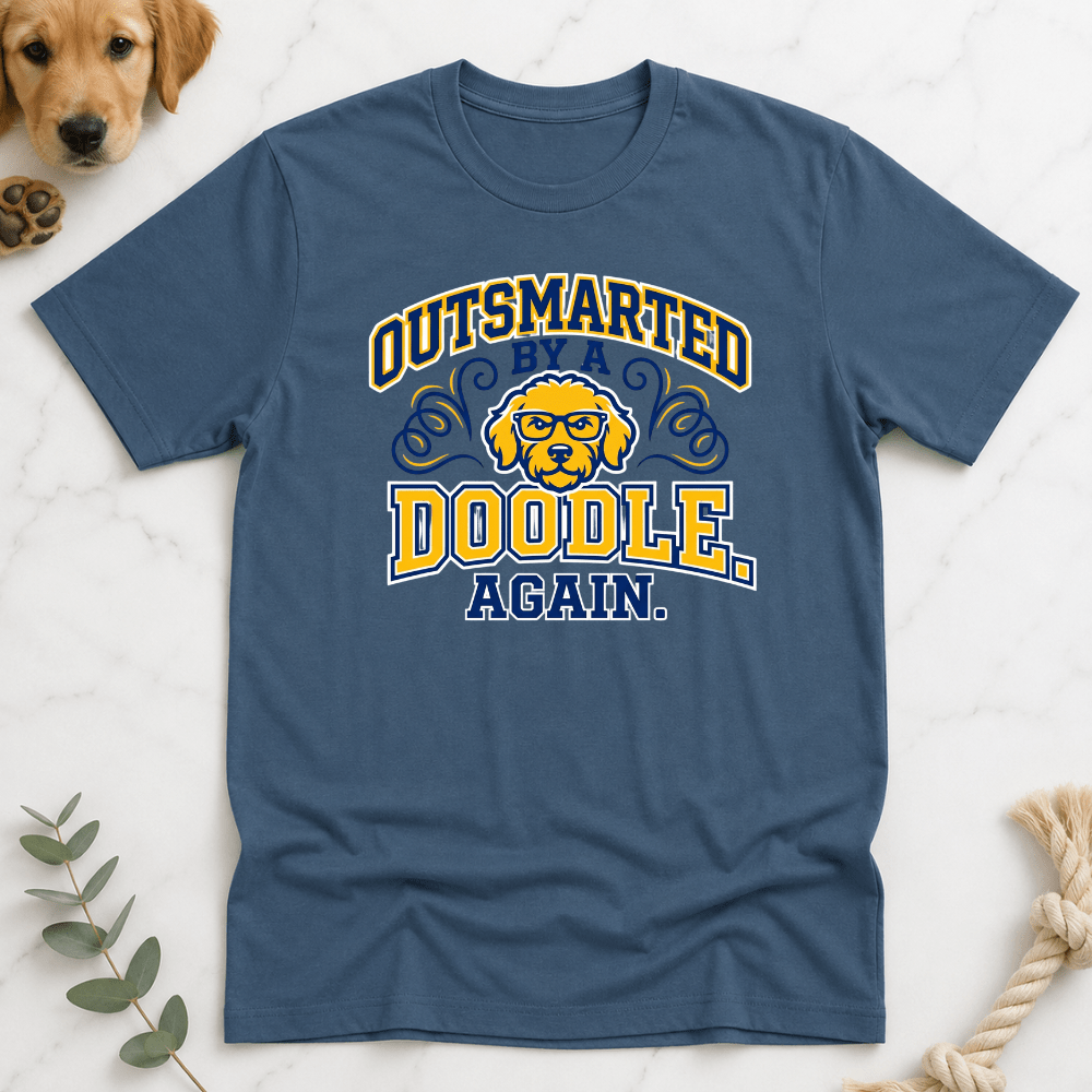 Outsmarted by a Doodle Again T-Shirt - Doodle Brothers Co