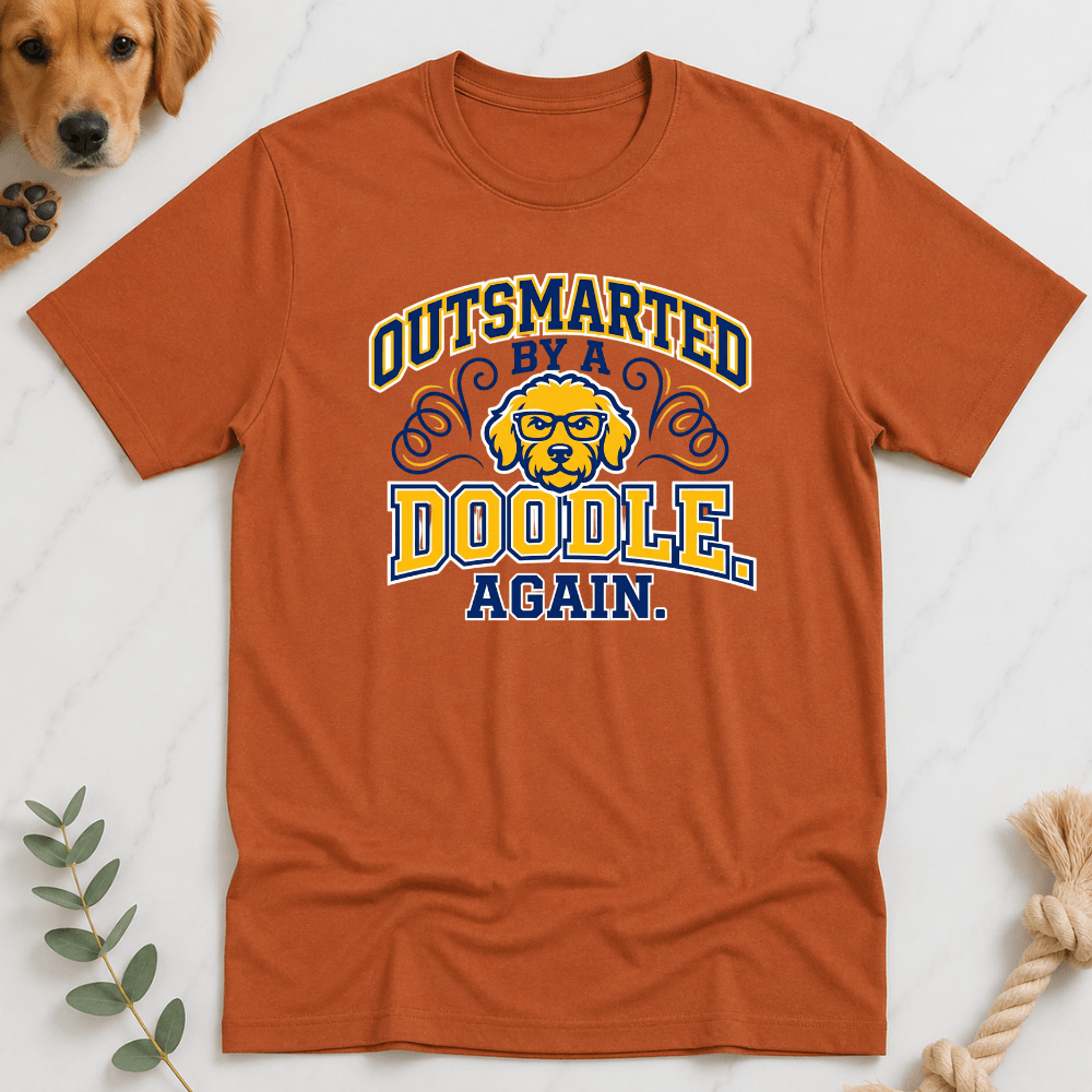 Outsmarted by a Doodle Again T-Shirt - Doodle Brothers Co