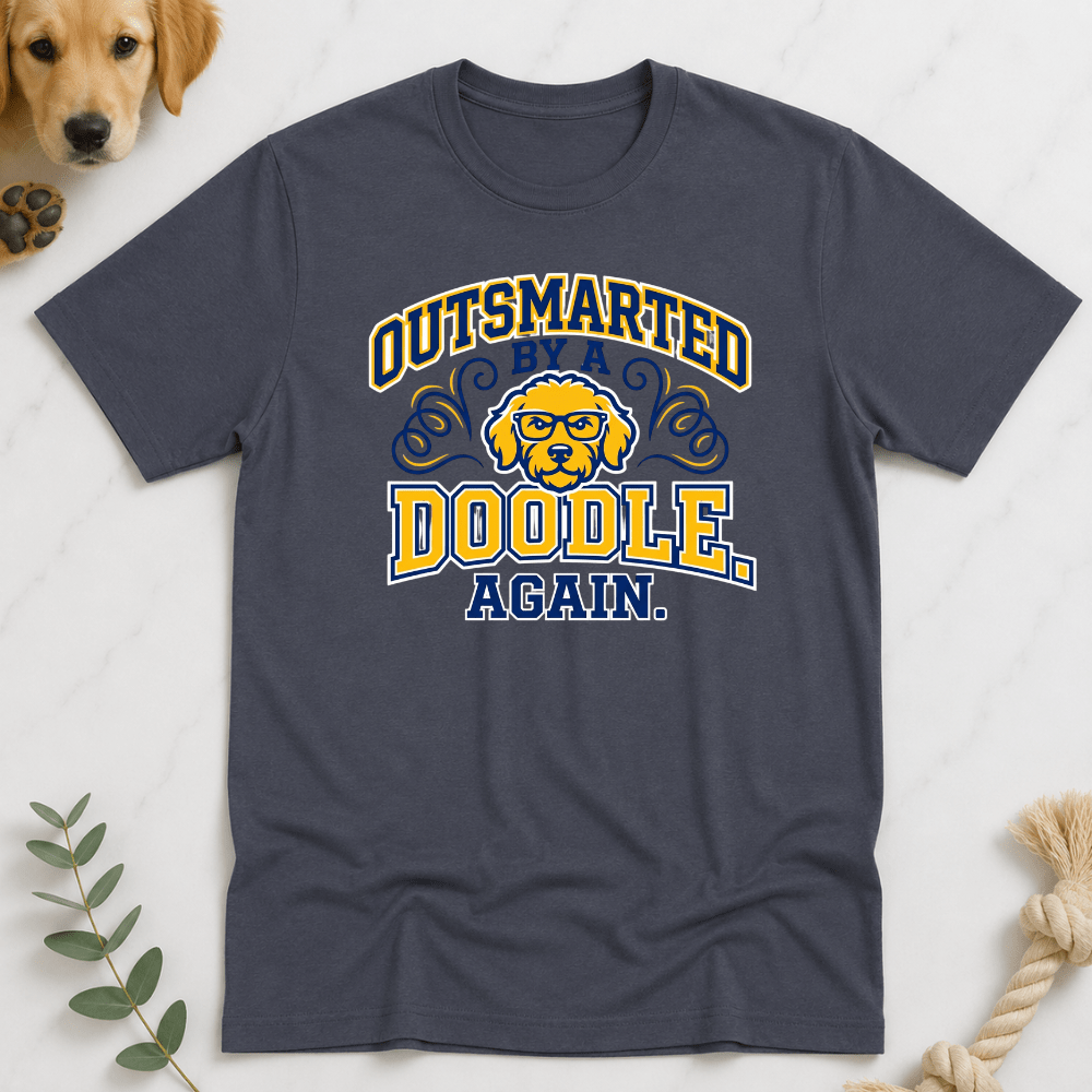 Outsmarted by a Doodle Again T-Shirt - Doodle Brothers Co