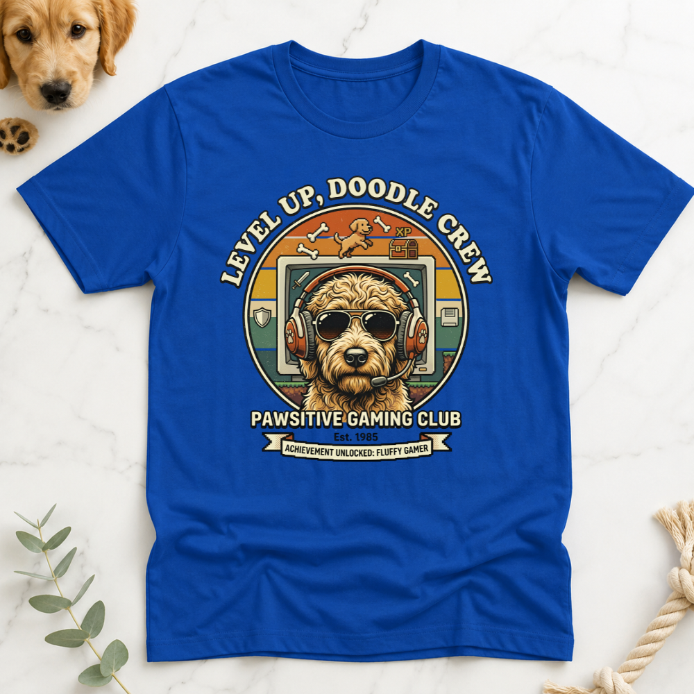 Level Up Doodle Crew T-Shirt