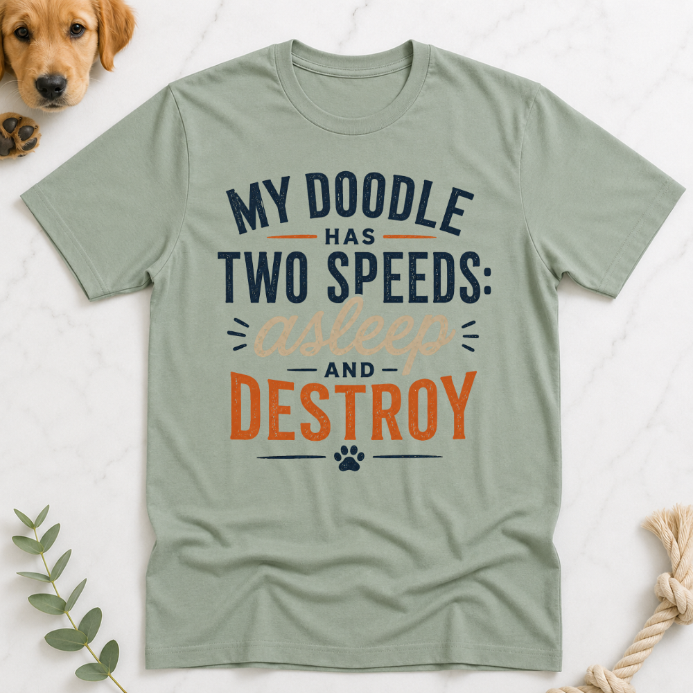 My Doodle has Two Speeds T-Shirt