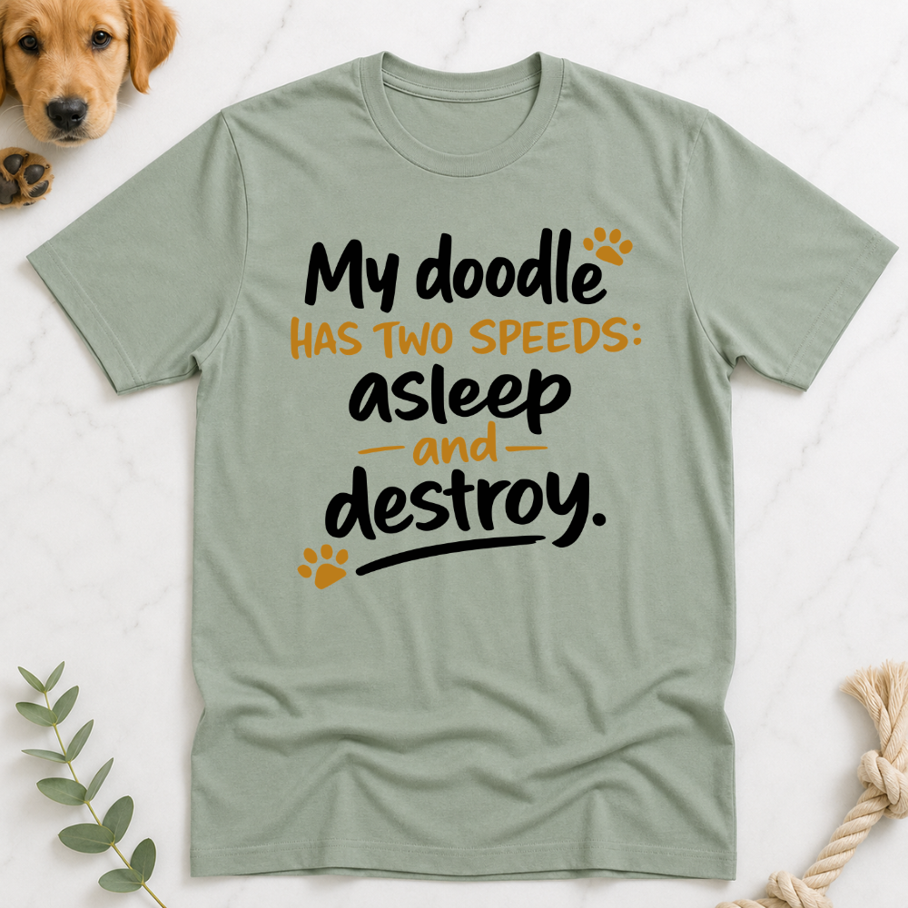 My Doodle Has Two Speeds T-Shirt