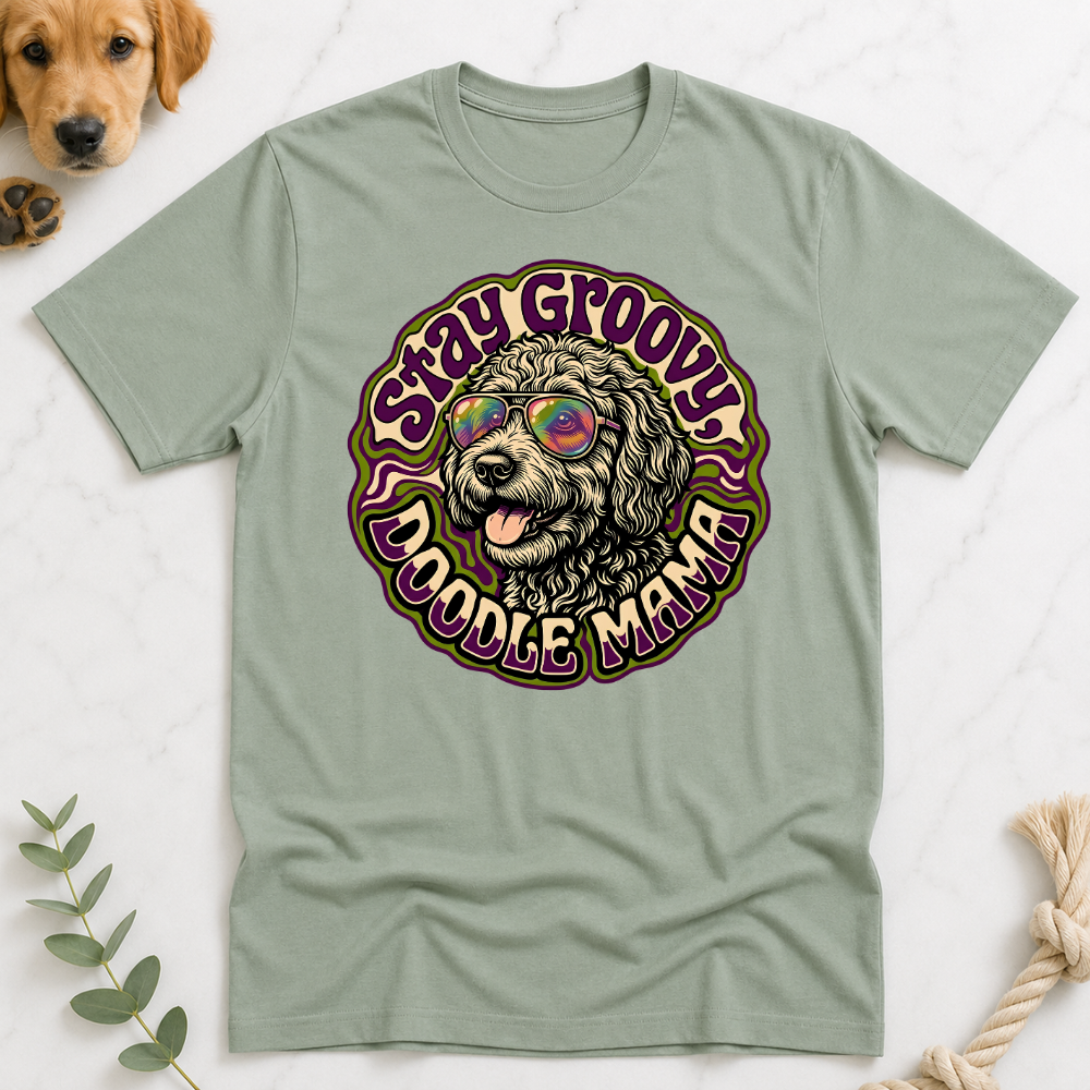 Stay Groovy Doodle Mama T-Shirt
