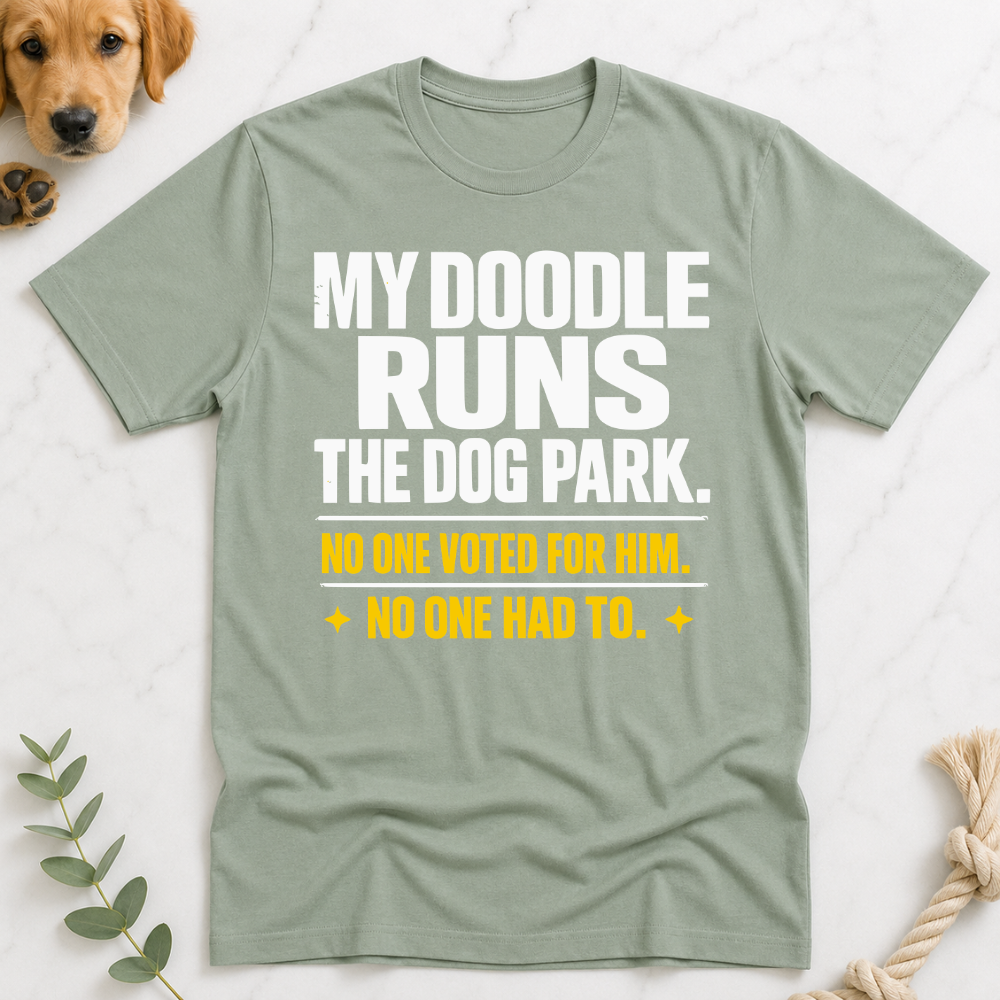 My Doodle Runs the Dog Park T-Shirt