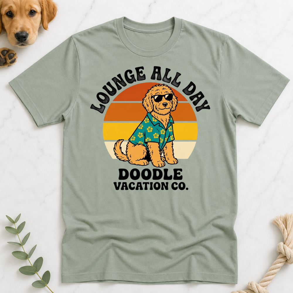 Lounge All Day Doodle Vacation T-Shirt