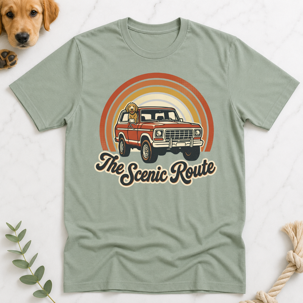 The Scenic Route Labradoodle Tshirt