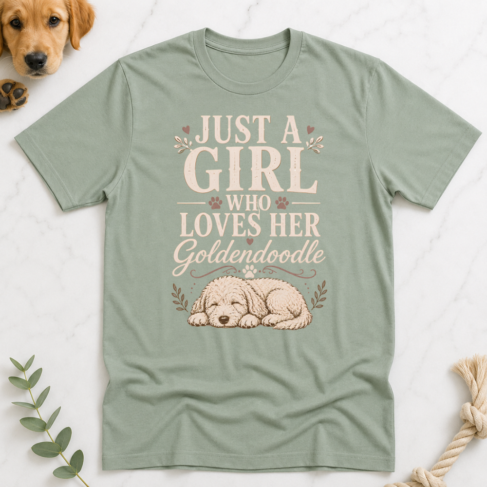 Just a Girl Who Loves Her GoldenDoodle T-Shirt