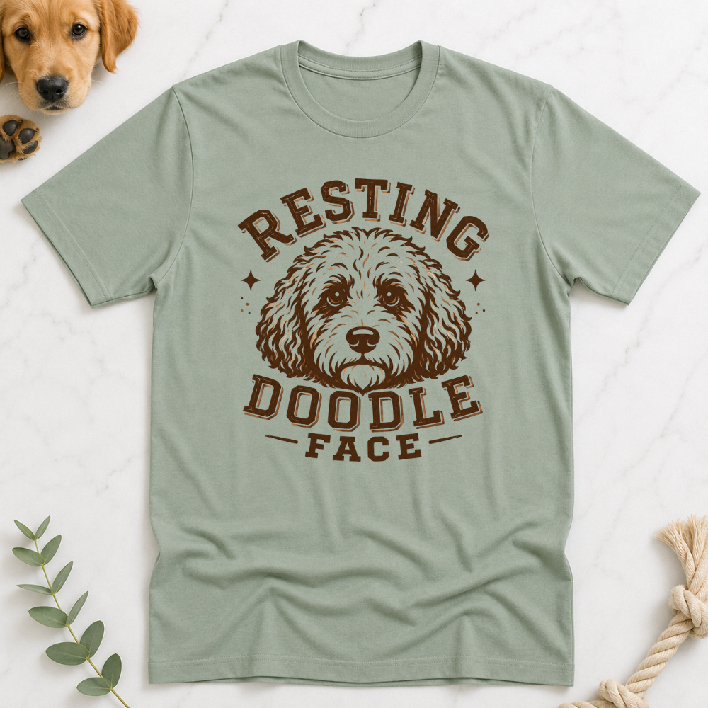 Resting Doodle Face T-Shirt