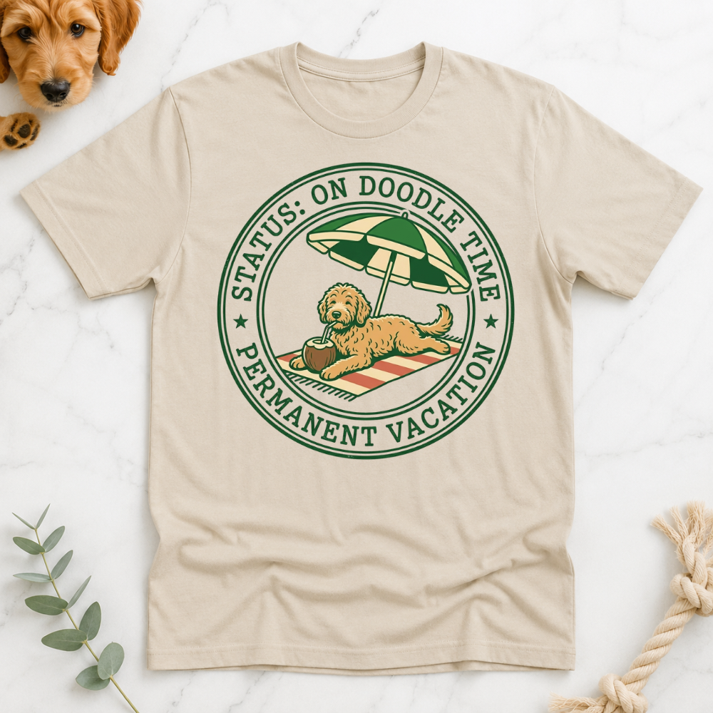 On Doodle Time Permanent Vacation T-Shirt