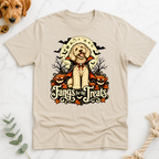 Fangs for Treats Halloween Doodle Tshirt