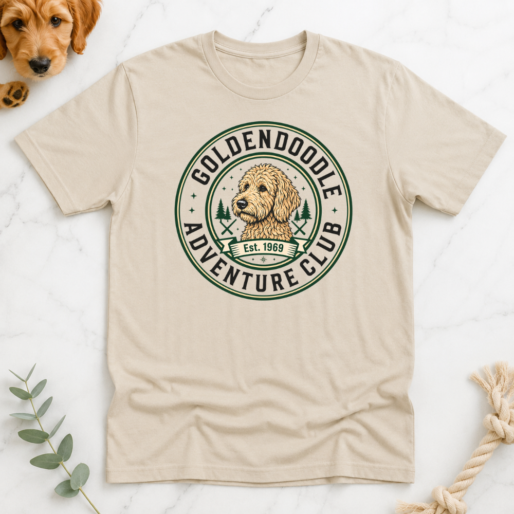 Goldenddoodle Adventure Club T-Shirt