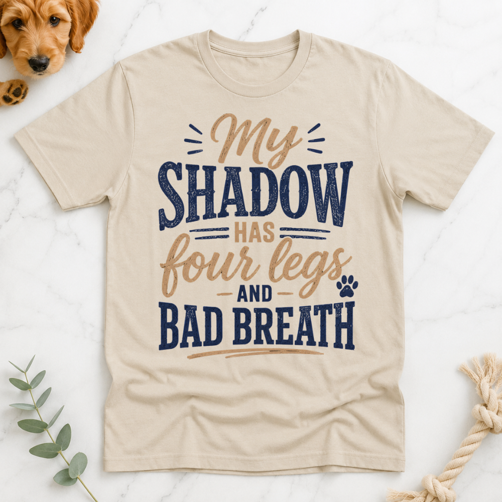 My Shadow has Four Legs and Bad Breath T-Shirt